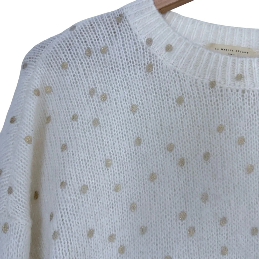 Sezane Lupin Wool Mohair Sweater Sz S - Picture 5 of 7